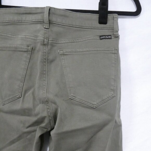 LUCKY BRAND - Ava - Skinny | size 4/27 | Stylish Olive Green Slim Fit Pants - Picture 12 of 16